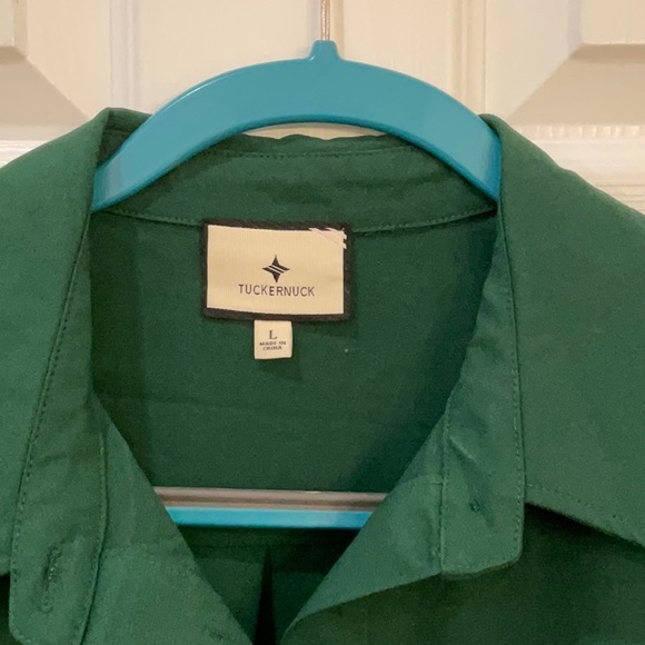 Tuckernuck Hunter Green Callahan Crepe Dress - Picture 2 of 3